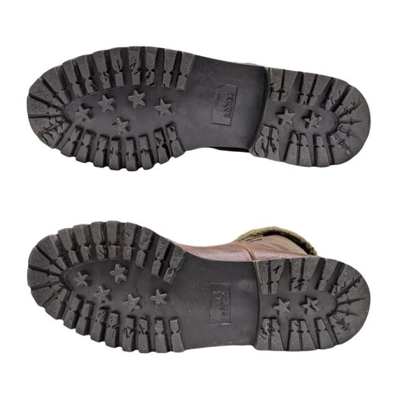 Sorel Brown Above The Knee Leather Lace up Boots Size 10M Made in Canada - Picture 9 of 9